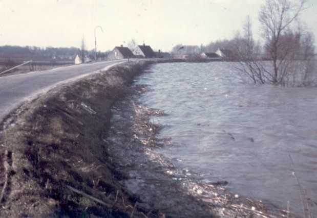Holdersdijk 1970 hoogwater